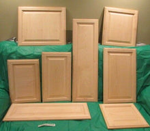 Load image into Gallery viewer, Solid Wood Maple Unfinished Raised Panel Kitchen Cabinet Door Variety Option