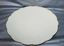 Load image into Gallery viewer, Lenox Wildwood 12.5" Scalloped Edge Round Server Plate With 24K Gold Trim