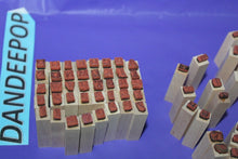 Load image into Gallery viewer, 2 Sets Hero Arts Wood Alphabet Letters Numbers Rubber Stamp Crafts Scrapbooking