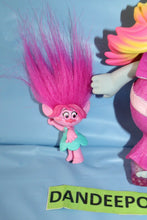 Load image into Gallery viewer, Disney 2 Trolls Movie Bridget Doll And Mini Poppy Play Hasbro DWA 2016 Toys
