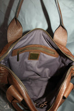 Load image into Gallery viewer, Kooba Brown Leather Designer Handbag Shoulder Bag Kristen Style F11042-41