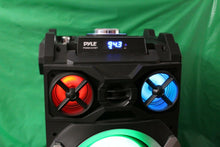 Load image into Gallery viewer, Pyle Portable Trolly Speaker Music Entertainment Party DJ Karaoke PWMA325BT