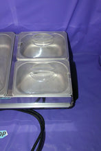 Load image into Gallery viewer, Toastess 4 Compartment Food Warmer TWB-449 With Covers