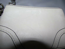 Load image into Gallery viewer, Coach Small White Leather Wristlet Handbag Leatherware
