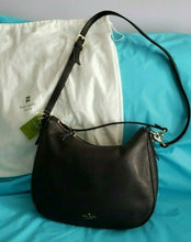 Load image into Gallery viewer, Kate Spade Mulberry Street Vivian Black Leather Designer Handbag WKRU4138 & Bag
