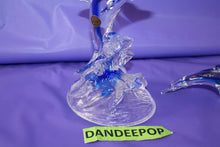 Load image into Gallery viewer, Cristal d'Arques Lead Crystal Dolphin On Wave Animal Figurine Decor W/ Smaller