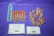 Load image into Gallery viewer, 2 Sets Hero Arts Wood Alphabet Letters Numbers Rubber Stamp Crafts Scrapbooking