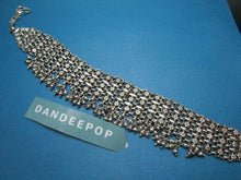 Load image into Gallery viewer, Vintage Silver Tribal Bib Choker Necklace jewelry