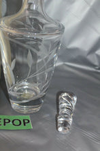 Load image into Gallery viewer, Lenox Opal Innocence Crystal Glass Etched Decanter With Box 761344
