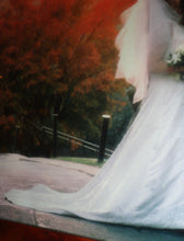 Load image into Gallery viewer, Dutch Satin Hand Beaded Professionally custom made Wedding Dress Sleeveless S/M