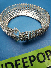 Load image into Gallery viewer, Rhinestone Chunky 8 Row Bracelet Jewelry With Over 400 Stones