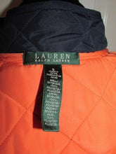 Load image into Gallery viewer, Women's Lauren By Ralph Lauren Blue Quilt Pattern Jacket Coat Small
