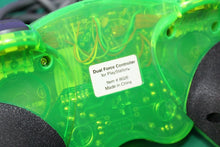 Load image into Gallery viewer, Playstation Video Game Controller Dual Force Turbo Mad Catz Translucent Green