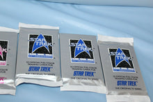 Load image into Gallery viewer, 6 Packs Star Trek Paramount 1991 25th Anniversary Trading Card Packs Sealed