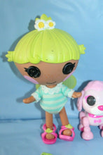 Load image into Gallery viewer, Lalaloopsey Littles Doll Twinkle N Flutters With Pink Pet Dog Animal Toy