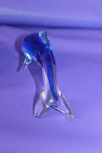 Load image into Gallery viewer, Cristal d'Arques Lead Crystal Dolphin On Wave Animal Figurine Decor W/ Smaller