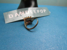 Load image into Gallery viewer, Rhinestone Ring 925 THL Silver With Gold Plate Ring Size 6