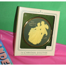 Load image into Gallery viewer, Hallmark 1st Christmas Together Vintage 1984 Holiday Ornament QX3404
