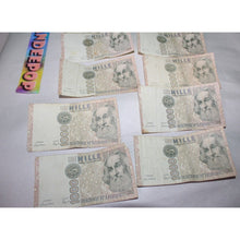 Load image into Gallery viewer, 10 Marco Polo 1000 Lire Mille Banca D&#39;Italia Italy Paper Money 1982
