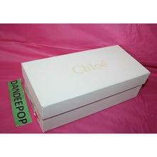 Load image into Gallery viewer, Chloe Pink Gold Ballerina Shoes Scalloped Ballet Flats IA012 Size 36.5 Women's 6
