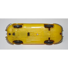 Load image into Gallery viewer, Zee Yellow Jaguar Convertible Plastic Vintage Toy Car Vehicle Model 2080
