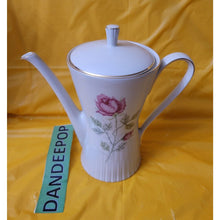 Load image into Gallery viewer, Zeh Scherzer Bavaria Germany Gold Trim Cross Stitch Pattern Coffee Tea Pot
