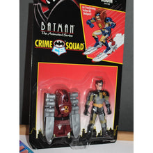 Load image into Gallery viewer, Batman Crime Squad Ski Blast Robin W/ Transforming Ski Action Figure Toy Sealed
