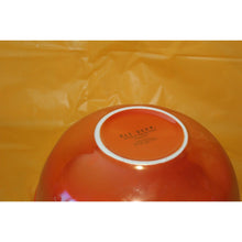 Load image into Gallery viewer, Rae Dunn Candy Coma Large orange Lusterware Ceramic Bowl Display Halloween
