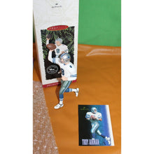 Load image into Gallery viewer, Hallmark Keepsake Troy Aikman cowboys Football Legend Christmas Holiday Ornament
