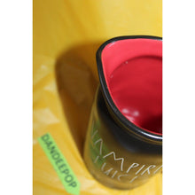 Load image into Gallery viewer, Rae Dunn Vampire Juice Drink Serving Pitcher Halloween Black And Red Ceramic
