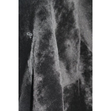 Load image into Gallery viewer, Black Fur Lined Leather Women's Size Small Evening Coat Short
