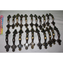 Load image into Gallery viewer, 21 Piece vintage National Lock Metal Cabinet Drawer Pulls 1973 FO3695-001
