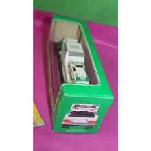 Load image into Gallery viewer, 16 PC Hess 2001 Miniature Racer Car Transport Truck Holiday Toy Christmas In Box
