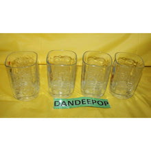 Load image into Gallery viewer, Disney Magic Kingdom Mickey Mouse McDonalds 4 Piece Fantasia 2000 WDW Glassware
