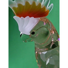 Load image into Gallery viewer, Swarovski Crystal Cockatoo Paradise Red Bird On Perch Retired Figurine 718565
