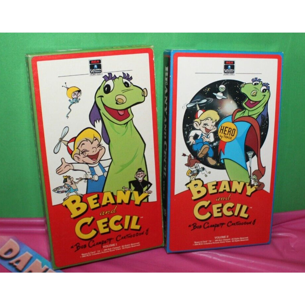 Beany And Cecil Bob Clampett Cartoons Vol 1 1984 Vol II 1984 VHS Tape Movie