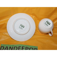 Load image into Gallery viewer, Vintage TWA Royal Ambassador First Class Coffee Cup And Saucer Rosenthal Germany
