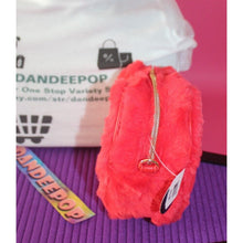Load image into Gallery viewer, Bath &amp; Body Works Red Fuzzy Heart Shaped Crossbody Handbag 2024 Valentine Viacom
