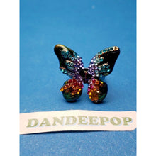 Load image into Gallery viewer, Butterfly Shape Multi Color Gemstone Ring Size 8

