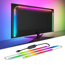 Load image into Gallery viewer, USB RGBIC LED Strip Lights for PC Monitor, App Controlled Gaming Backlight with Music Sync, 24 to 34 Inch Computer Screen LED Lighting for Gaming Room Decor
