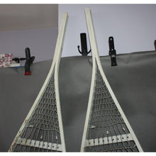 Load image into Gallery viewer, Vintage Original Military Issued Aluminum With Stainless Steel Cabling Snowshoes

