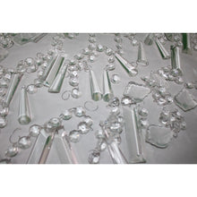 Load image into Gallery viewer, Over 25 Strands Dangling Chandelier Crystals Lampwork Pieces Crafts Restoration
