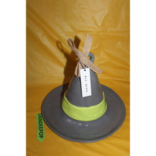 Load image into Gallery viewer, Rae Dunn Tonight We Fly Large Witch Hat Ceramic Birdhouse Feeder Halloween
