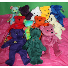 Load image into Gallery viewer, 12 Piece Savino&#39;s Bamm Beano&#39;s Sport Beanie Babies Stuffed Plush Toys
