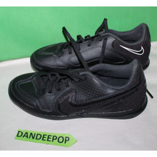 Load image into Gallery viewer, Nike Black Tiempo Legend Indoor Cleat Shoes US5 DA1189-001 Soccer Sport
