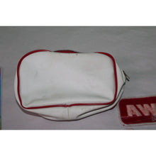 Load image into Gallery viewer, TWA Trans World Airlines 3 Piece Travel Set Zip pouch Globe Pattern And Patches
