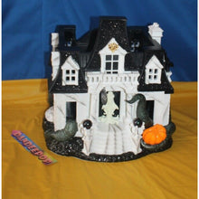 Load image into Gallery viewer, Bath &amp; Body Works Glow In The Dark House Luminary 3 Wick Jar Candle Holder 2024
