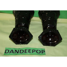 Load image into Gallery viewer, Ruby Red Glass Avon Cape Cod 2 Piece Scalloped Top Large Vases Valentine
