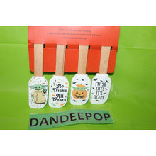 Load image into Gallery viewer, Rae Dunn Halloween 4 Piece Disney Star Wars Mandalorian Mini Spatulas Utensils
