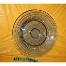 Load image into Gallery viewer, Vintage Blue Depression Glass Swirl Pattern Large Centerpiece Round Bowl
